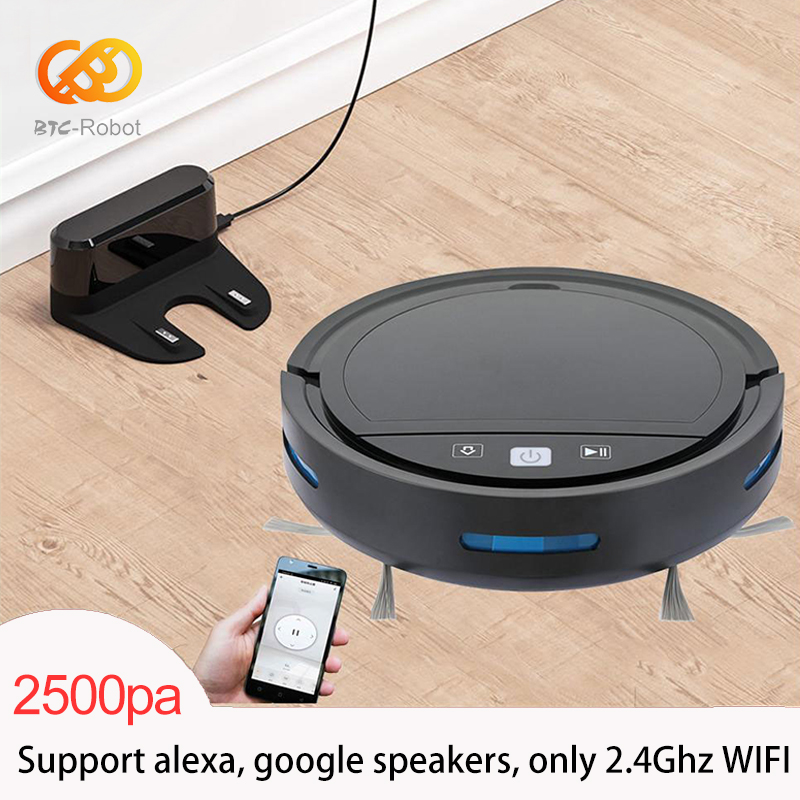 Smart Home Floor Plan - Robot Vacuum Cleaner 2500PA Smart Remote