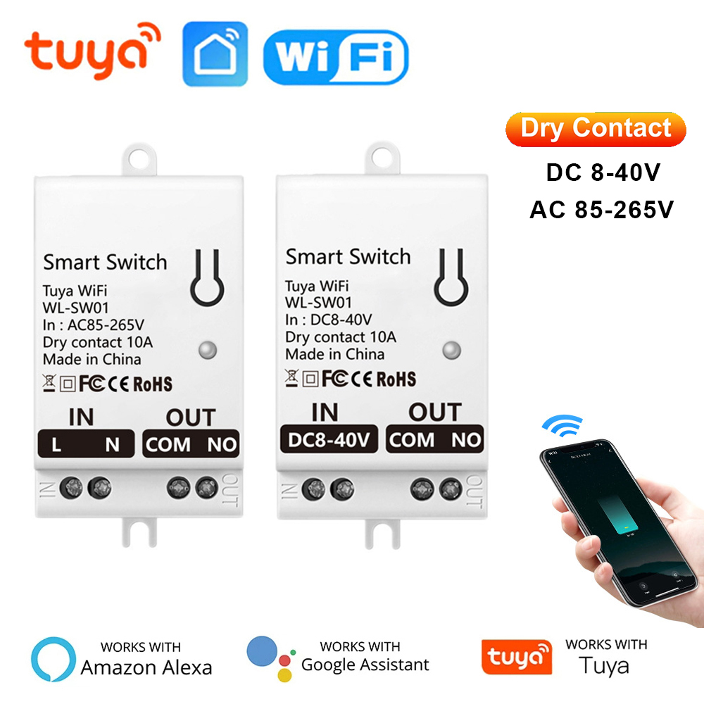 Smart Home Assistant - Tuya WiFi Smart Switch Module Dry