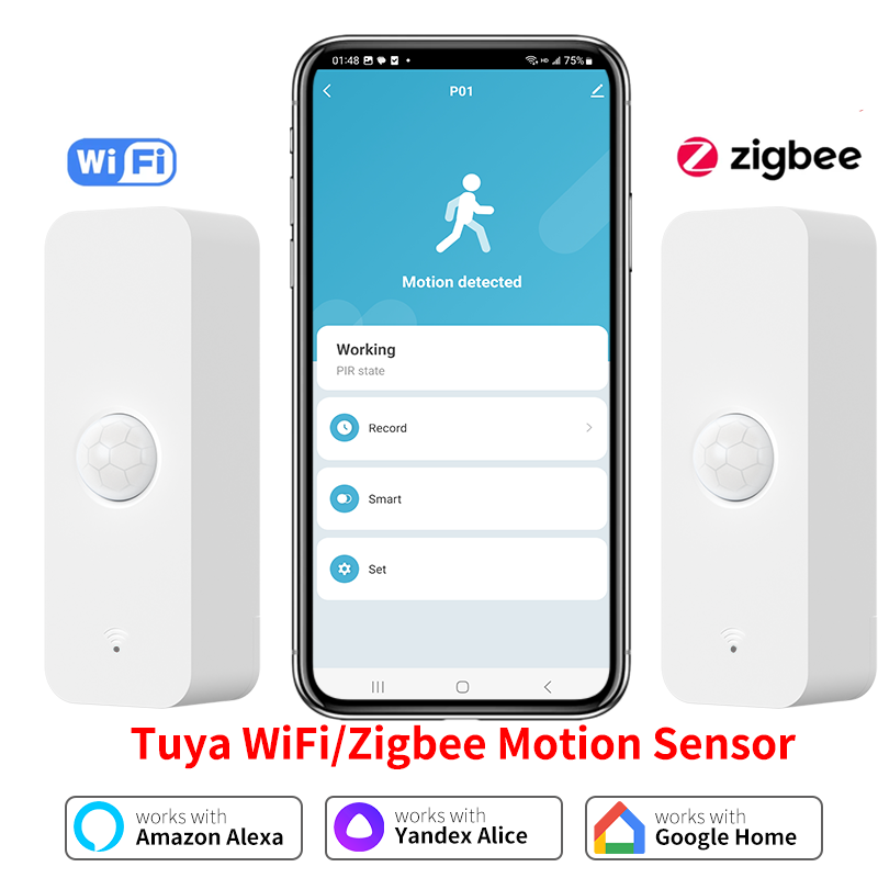 Pir Motion Sensor - Tuya WiFi Zigbee PIR Motion Sensor