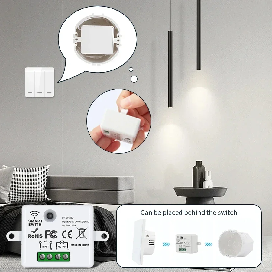 RF 433MHz Wireless Remote Cont - Smart Home Integration review and price