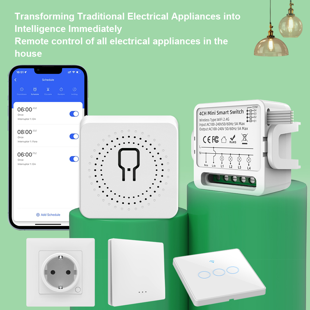 Tuya WiFi Smart Switch 1/2/3/4 - Smart Home Integration review and price