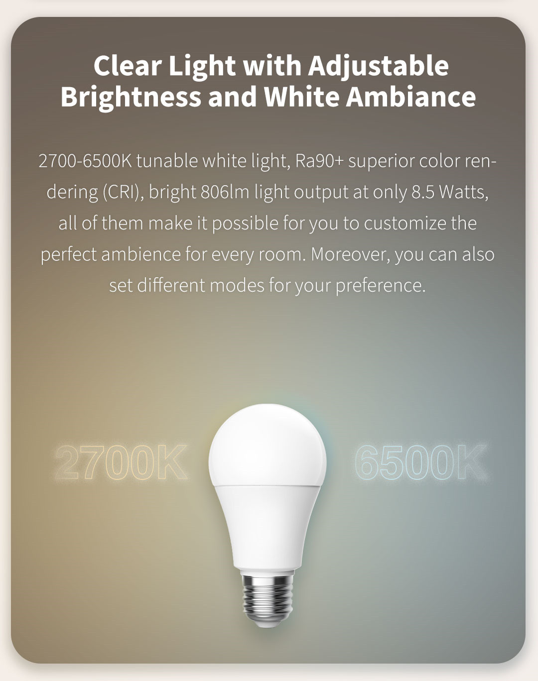 Aqara Smart LED Bulb T1 Zigbee - Smart Home Group review and price