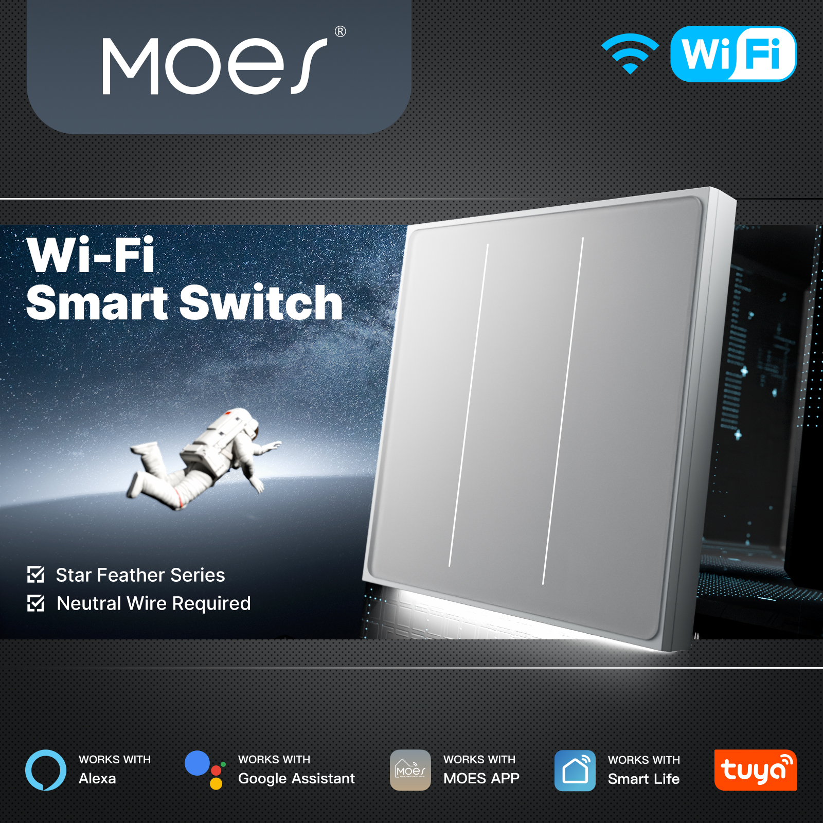 MOES Tuya WiFi Smart Star Feat - Smart Home Integration review and price