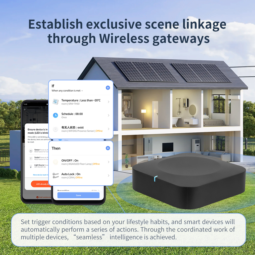Tuya Dual-Band Gateway 2.4G/5G - Smart Home Wifi Hub review and price