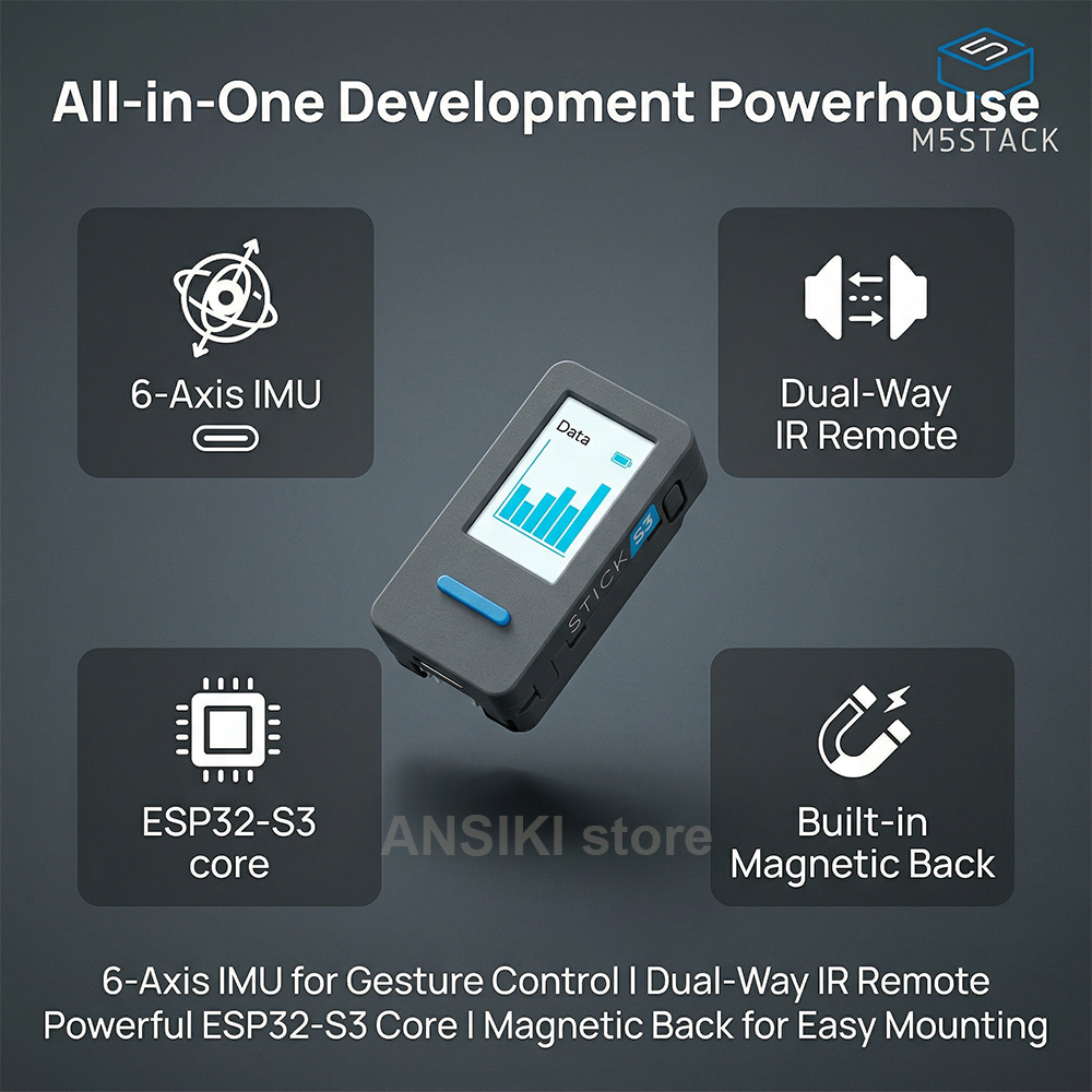 M5Stack M5StickS3 ESP32-S3 IoT - Smart Home Integration review and price