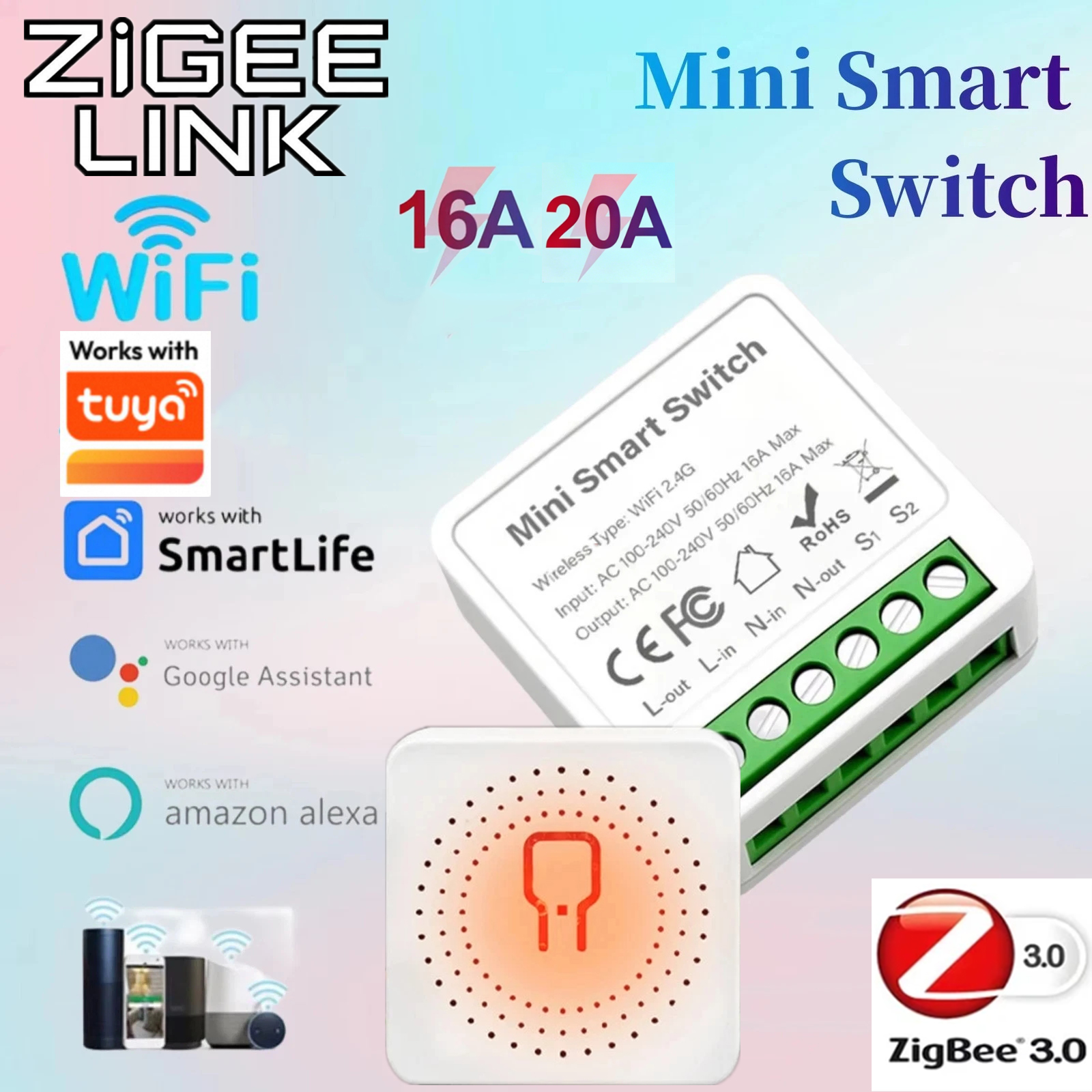 For Tuya Mini Smart WiFi Switc - Smart Home Assistant review and price