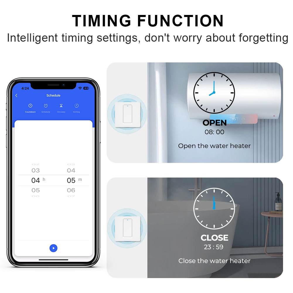 Smart Water Heater Switch/WiFi - Smart Home Integration review and price