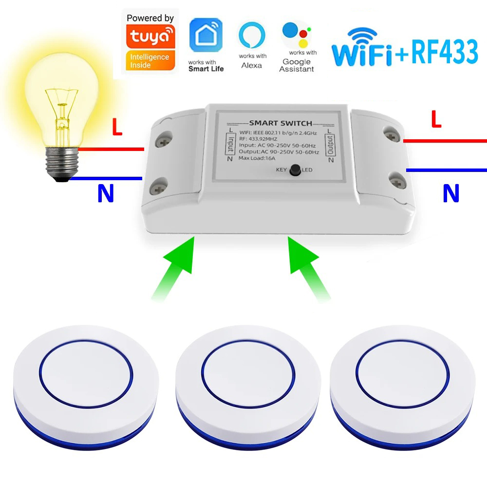 Tuya WiFi 16A/10A Smart Switch - Smart Home Integration review and price