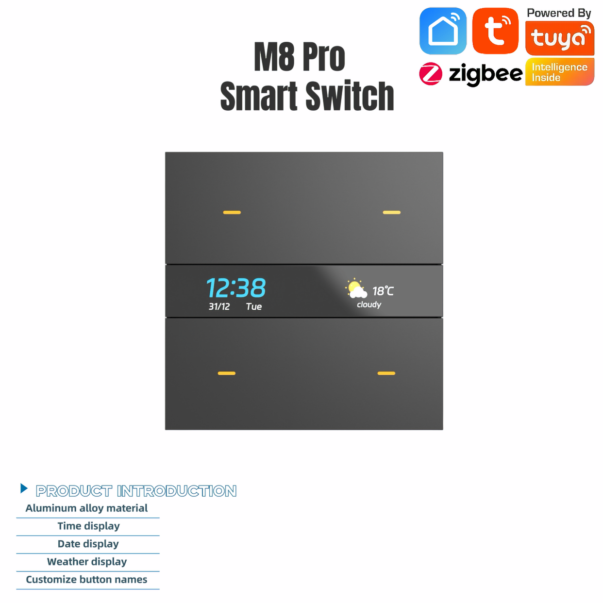 M8Pro Tuya Smart Switch & Zigb - Smart Home Key review and price