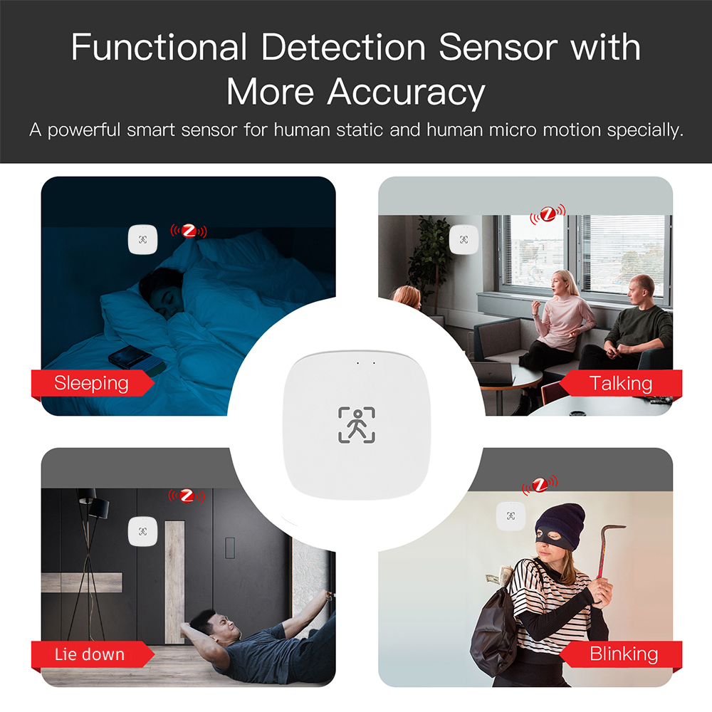ZigBee Wifi MmWave Human Prese - Pir Motion Sensor review and price