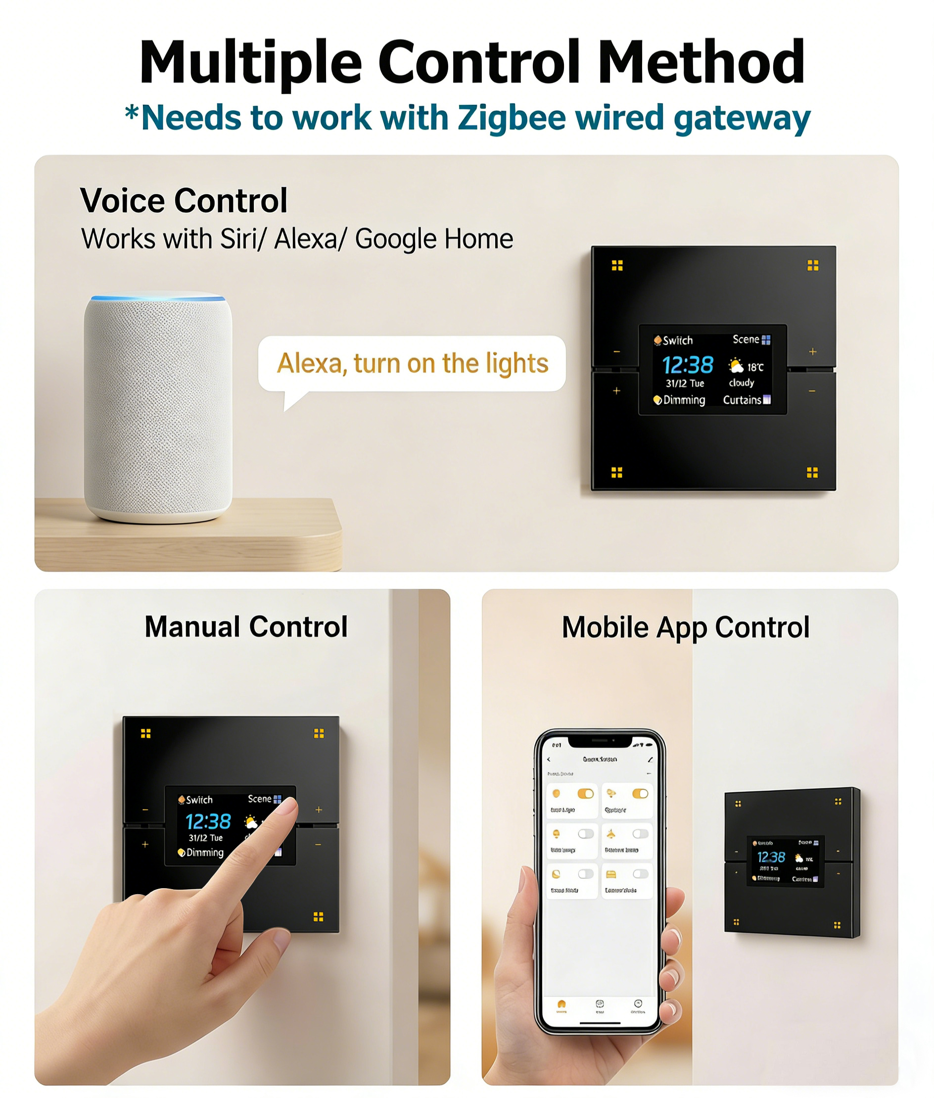 Tuya Smart Wall Switch work Zi - Smart Home Assistant review and price