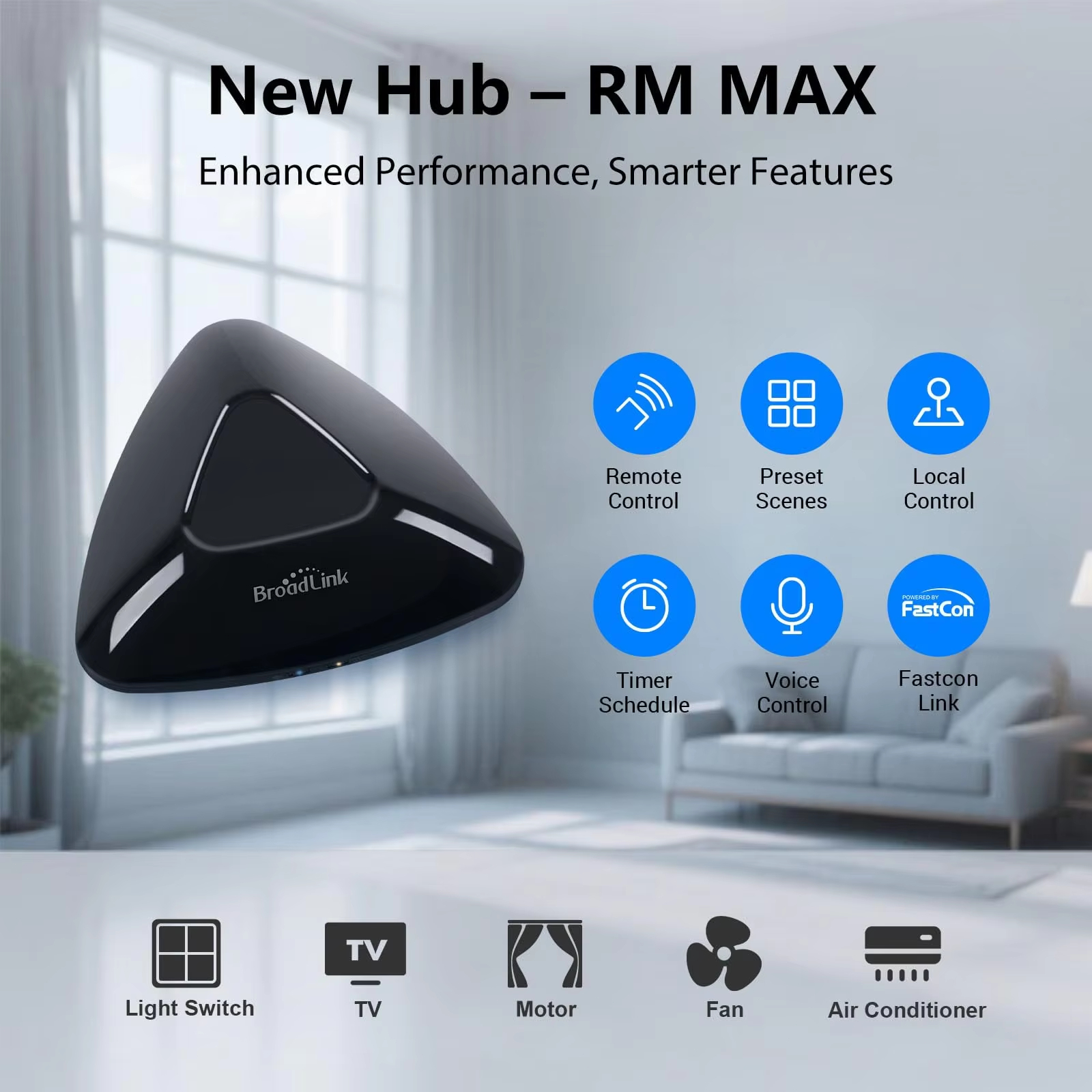 Broadlink RM MAX smart home hu - Smart Home Wifi Hub review and price