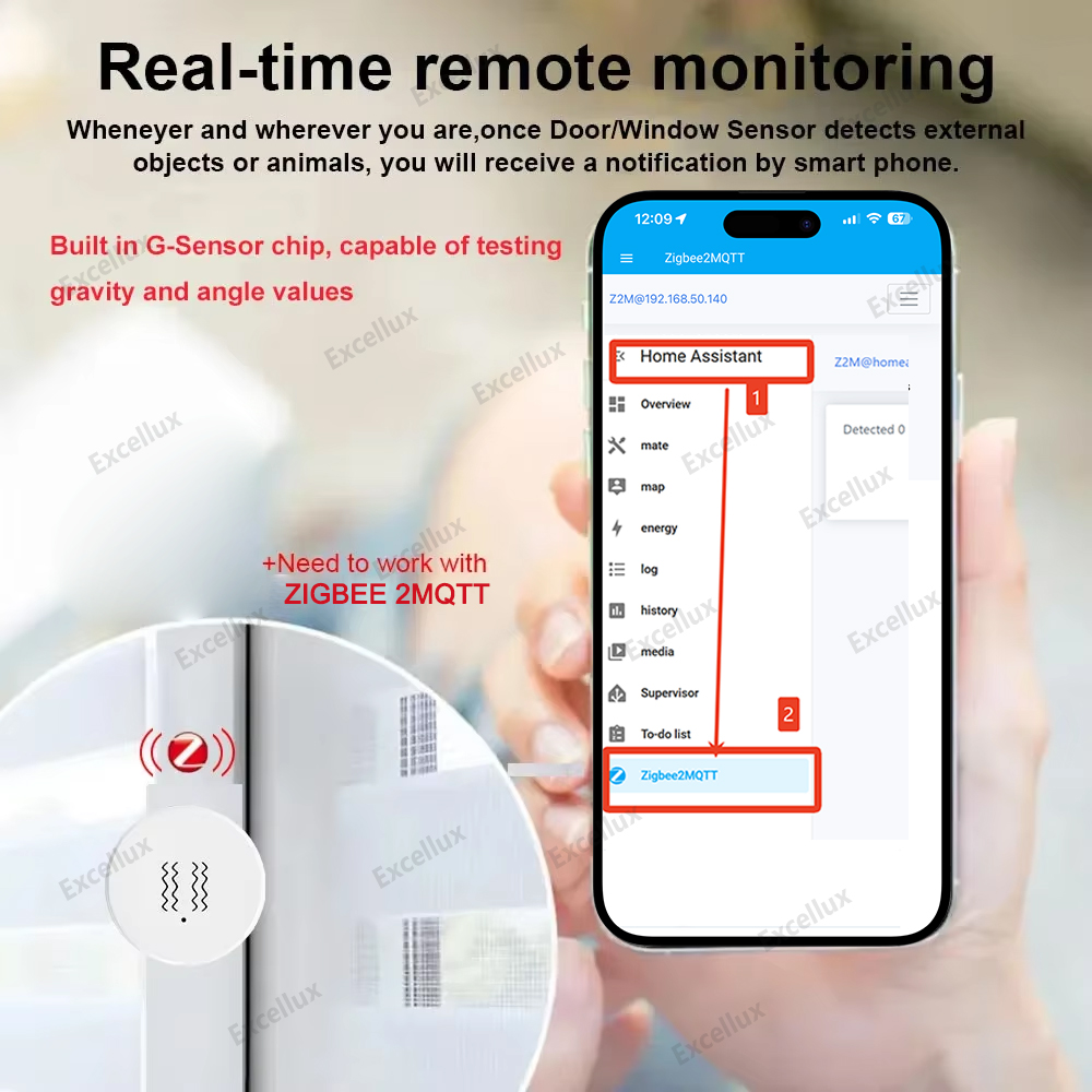 Zigbee 3.0 Smart Vibration Sen - Smart Home Assistant review and price