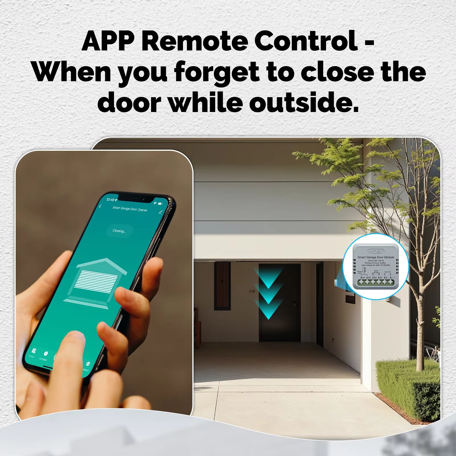 MOES Zigbee Garage Door Contro - Smart Home Assistant review and price