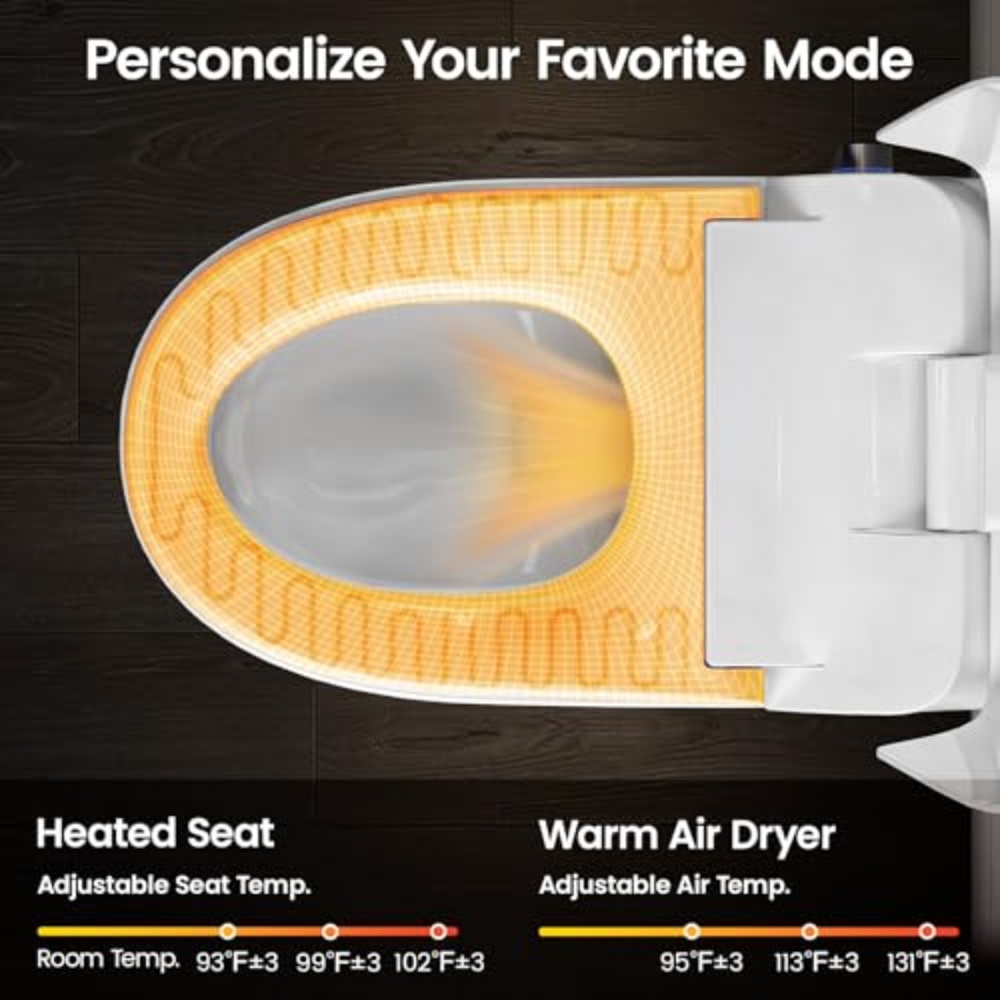 Smart toilet for home use, ABS - Smart Home Uses review and price