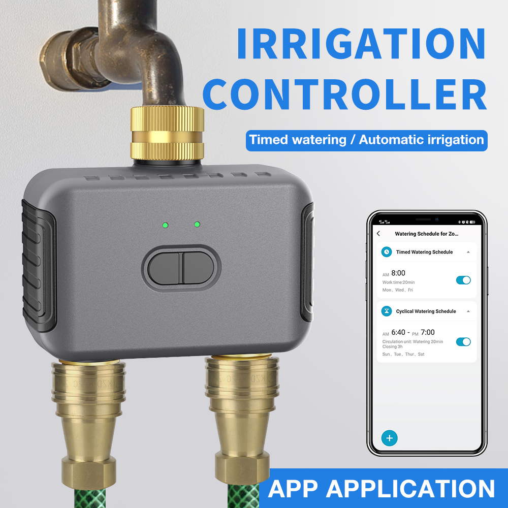 Tuya 2 Zone Watering Timer Gar - Smart Home Integration review and price