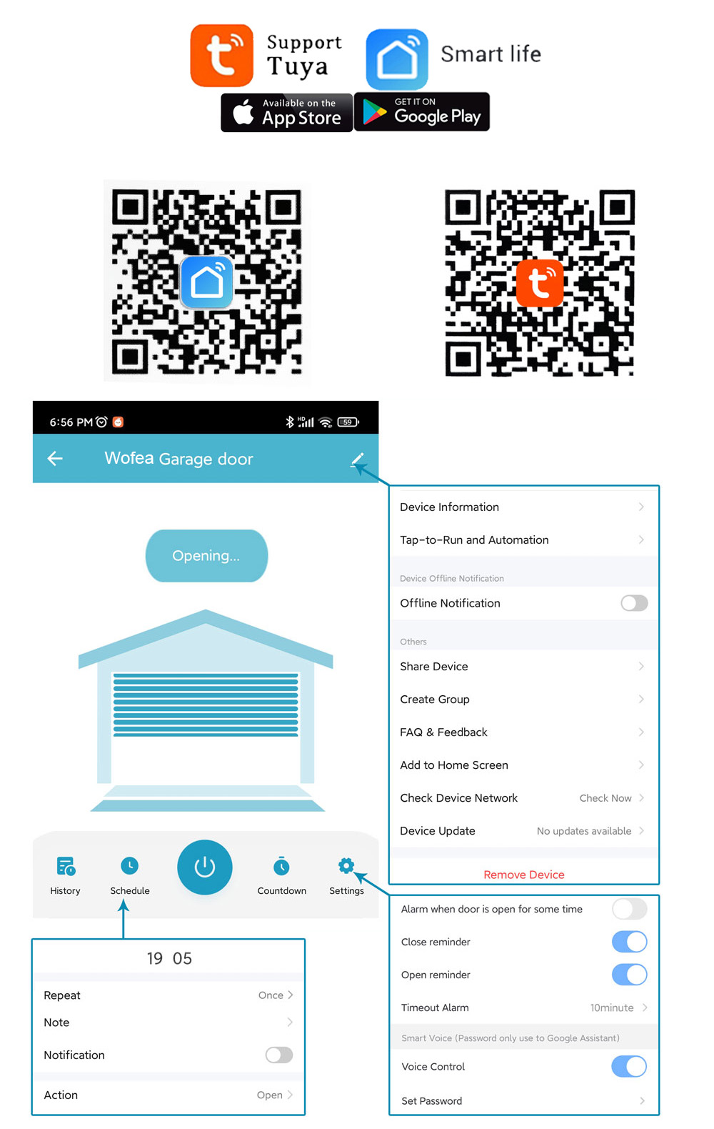 Wofea Tuya Smart WIFI 2.4G Gar - Smart Home Wifi Hub review and price