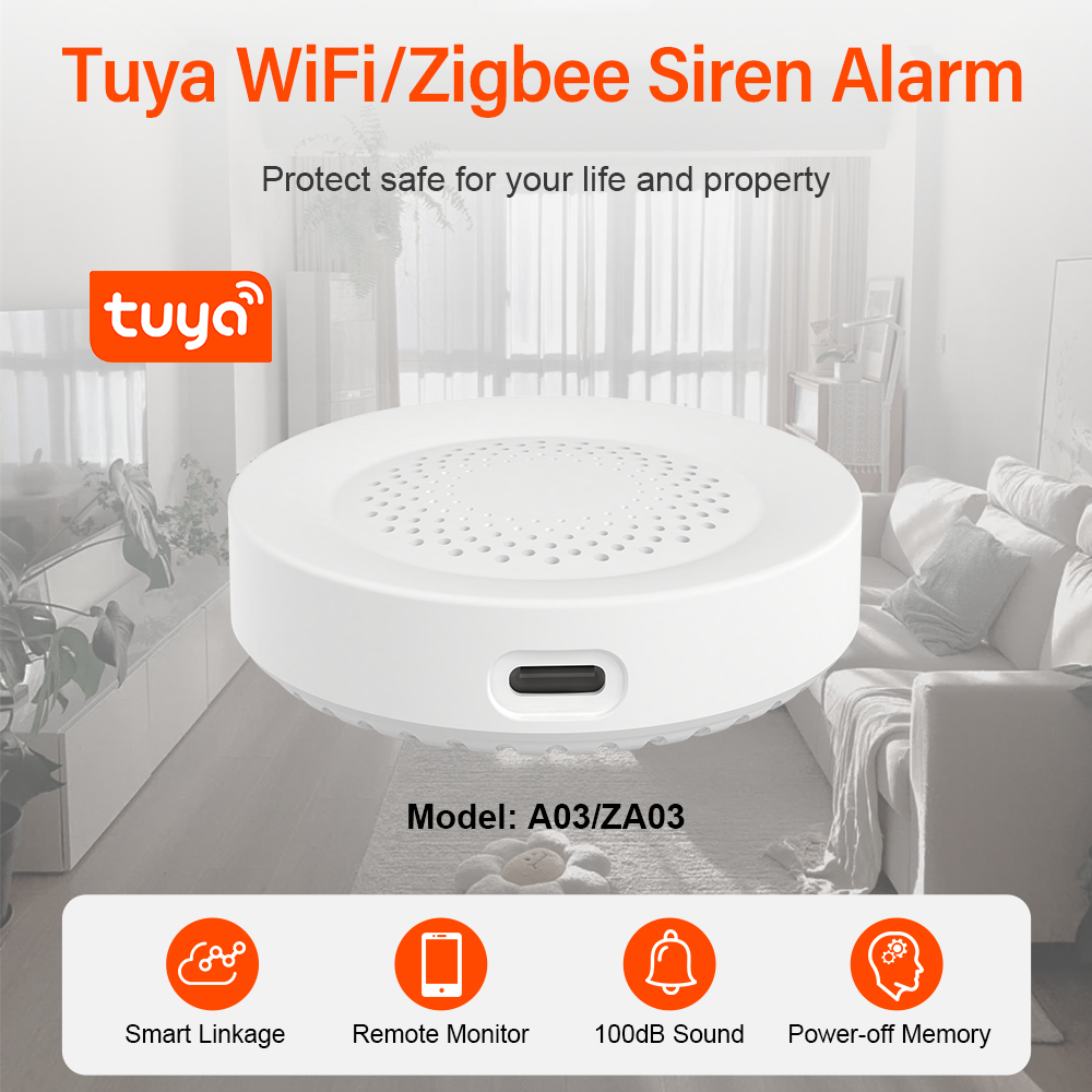 Tuya Zigbee WiFi Siren Alarm F - Smart Home Wifi Hub review and price