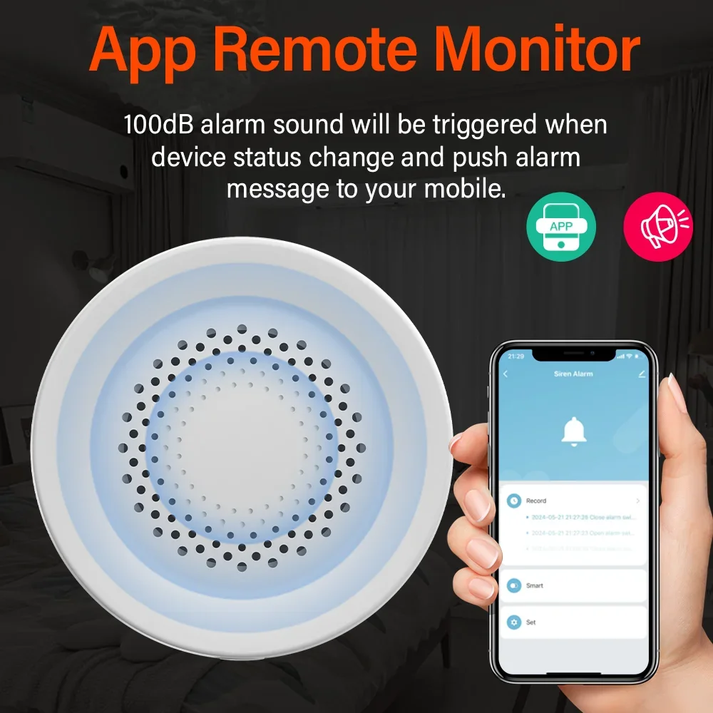 Tuya Zigbee WiFi Siren Alarm F - Smart Home Wifi Hub review and price